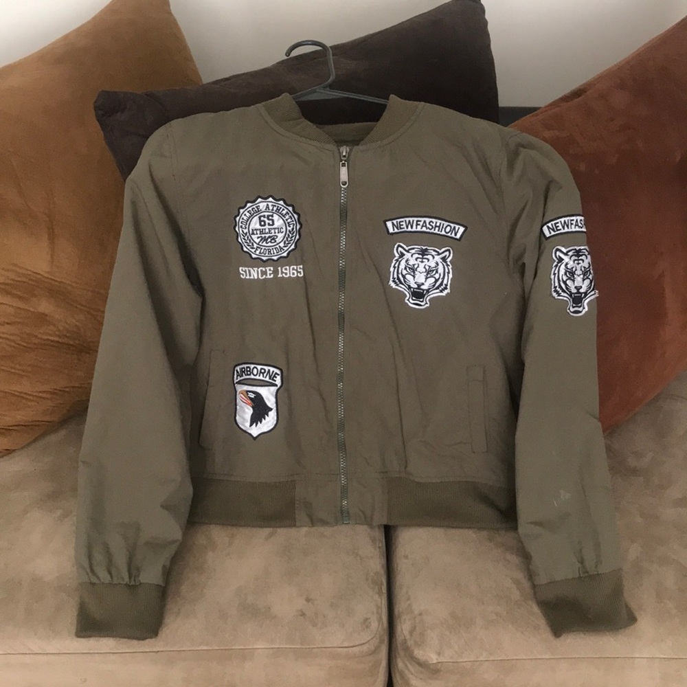 AQ sports Youth Large Patched Jacket